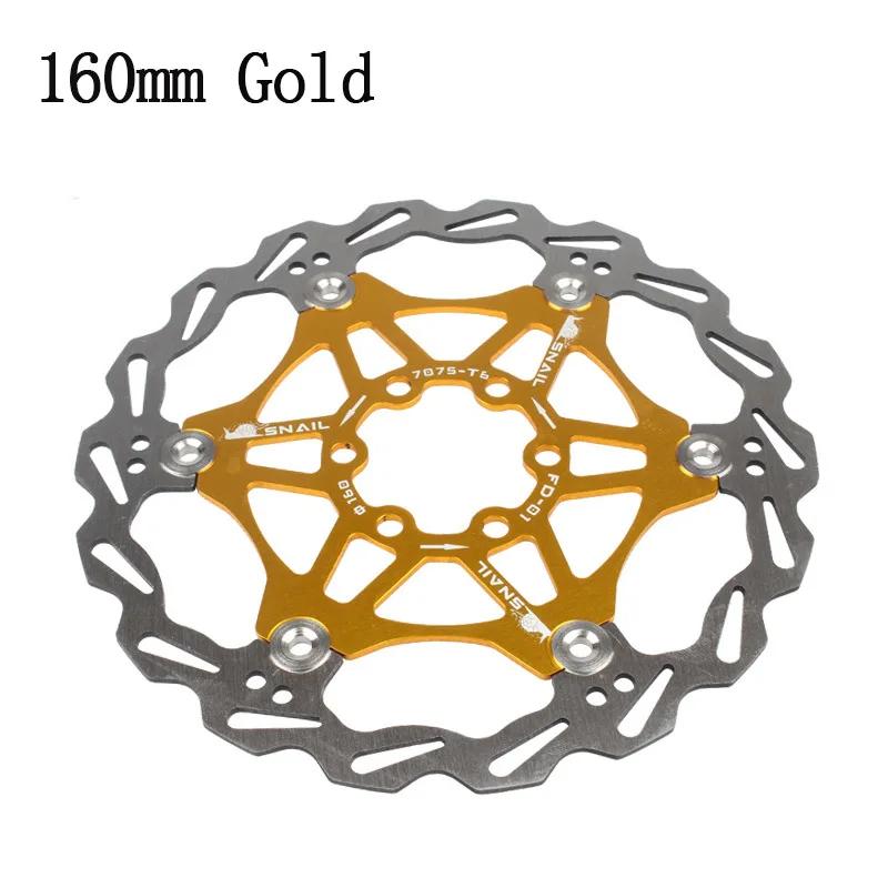 Rotor de freio a disco de vela mtb, rotor flutuante de bicicleta, dissipação de calor, rotor de aço inoxidável 140/160mm, 180/203mm, acessórios de ciclismo - Image 1
