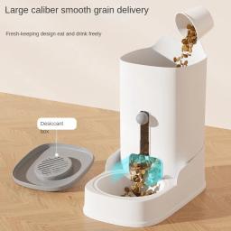 Pet alimentador água dispensador, gato e cão comida tigela, grande capacidade, Pet fornecimentos - Image 4