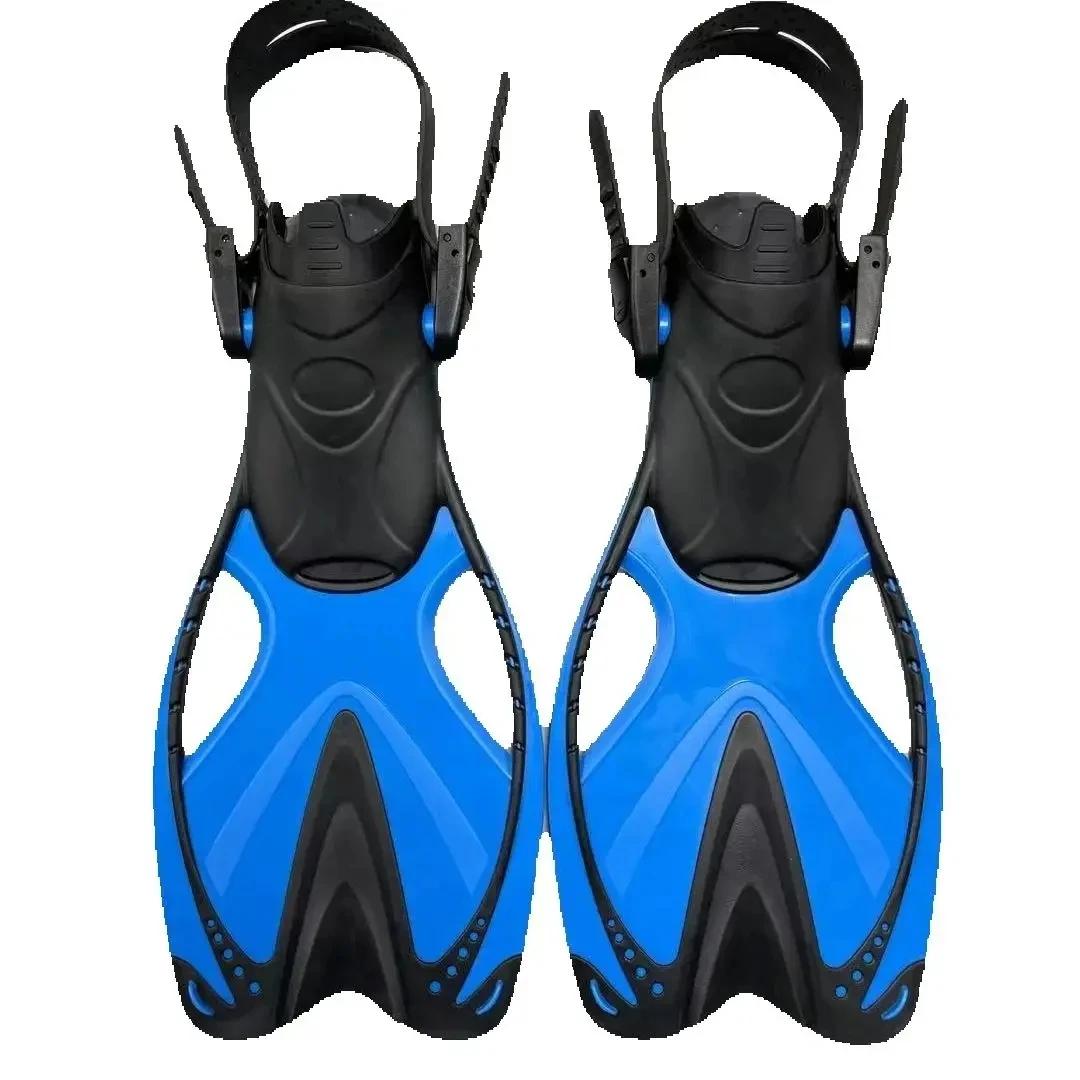 Nadadeiras de silicone infantil para homens, mulheres e crianças sapatos de sapo natação equipamento de snorkeling - Image 1