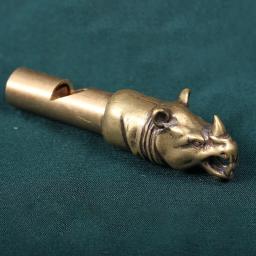 Apito de bronze coppery animais selvagens javali águia leão lobo árbitro ao ar livre assobios chaveiro pingentes decoração 12 zodiac decoração - Image 5