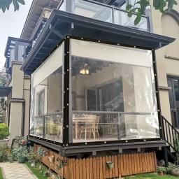 Película Impermeável De Plástico Transparente Barraca De Isolamento Toldo Ao Ar Livre Lona Impermeável Terraço De Plantas Suculentas - Image 4