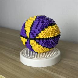 Mini Conjunto de Blocos de Construção de Futebol e Basquete, Brinquedos Criativos Montados, Presente Ideal para Fãs de Esportes - Image 1