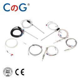 Cg 4mm * 30mm k j pt100 1m 2m 3m 5m 10m tipo sonda blindado fio trançado termopar sensor de temperatura para controlador de temperatura - Image 5