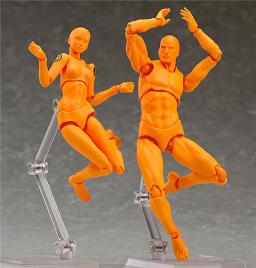Brinquedo modelo colecionável com suporte, CORPO KUN, Figura de Ação CORPO CHAN, Figma, Arquétipo, Ele, Ela, Ferrite Joint, Boneca Móvel - Image 4
