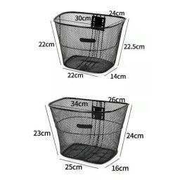 Cesta Anti-Deforma com Parafuso, Armazenamento de Itens, Grande Capacidade Cycling Basket, Acessórios de bicicleta - Image 4