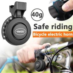 Mountain road bicicleta sino chifre eletrônico usb recarregável ciclismo guiador anel de alarme da bicicleta bell acessórios - Image 1