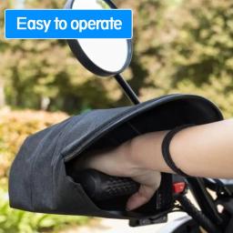 Luvas de guidão para motocicletas elétricas, à prova de vento, impermeável, proteção solar, acessórios para capas, ao ar livre, motocicletas - Image 1