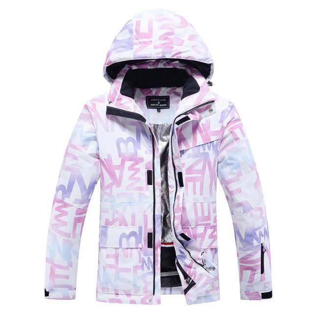 Jaqueta e Calça de Esqui Feminina - Impermeável e Térmica - Roupa de Snowboard