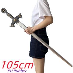 WW Medieval Cosplay Crusader Espada, Faca de Cavaleiros, Prop Role Cos Protector, Faca Fantasma, Arma PU, Modelo Toy Presente - Image 1