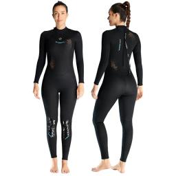Wetsuit neoprene para mulheres, mergulho, surf, maiô térmico, esporte aquático, roupa de mergulho, equipamento de natação, 3mm - Image 1
