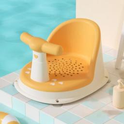 Cadeira banho para meninos meninas, assento banho para crianças, assento banheira vazado, banco portátil chuveiro - Image 2