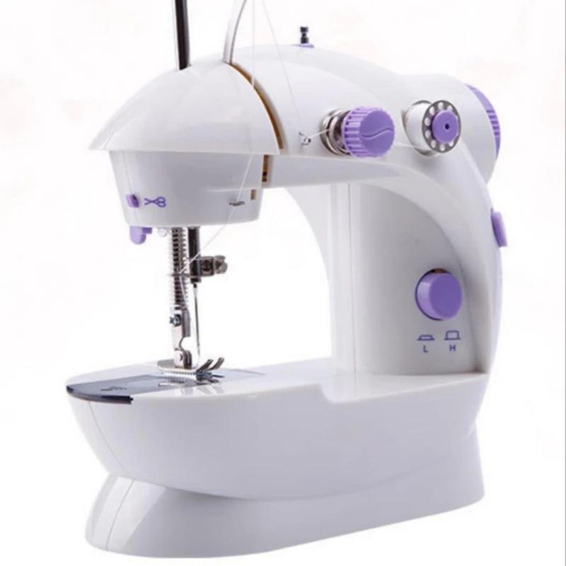 Máquina de costura portátil, 12 tipos de pontos embutidos, linha dupla, adequado para iniciantes para DIY, artesanal - Image 1
