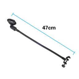Iron Desk Mic Stand, Prateleiras de mangueira universal, Heavy Duty Braçadeira de mesa, Suporte para microfone, Suporte para microfone - Image 5