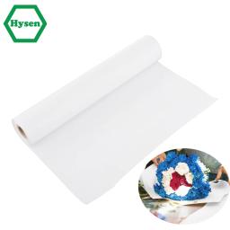 Hysen branco kraft papel rolo ideal para embrulho de presente, ofício, postal, embalagem, transporte, pacote, corredor de mesa 100% material reciclado - Image 1
