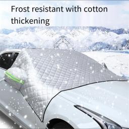 Para ashton martin db11 carro neve pára-brisas, neve, geada, poeira e viseira uv, roupas de carro de inverno, magnético grosso - Image 6