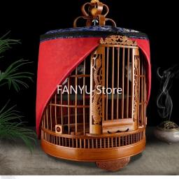 Gaiolas de madeira luxuosas para pássaros, criação de periquitos ao ar livre, gaiola para pássaros, parque canário, jaula pajaro, suprimentos para pássaros wz50bc - Image 2
