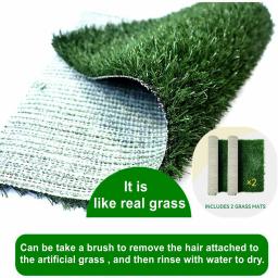 Conveniente e Eco-Friendly Grass Mats, adequado para cães, perfeito para apartamento Living, pais e filhotes, alta qualidade - Image 5