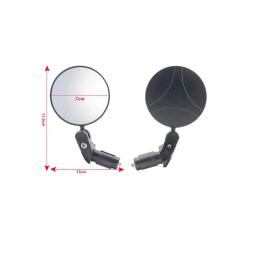 Espelho Retrovisor de Bicicleta Universal, Ajustável Girar, Ângulo Largo, Guiador de Ciclismo, Espelhos Retrovisores para MTB, Acessórios de Estrada, 2Pcs - Image 2