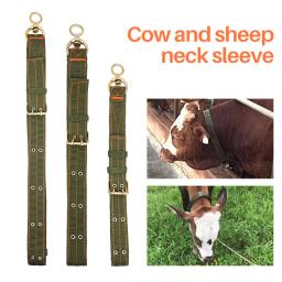 1 pçs colar de cabra de gado cinto de lona burro cavalo vaca ovelhas ferramentas de treinamento forte durável colar belay tie equipamentos veterinários - Image 3
