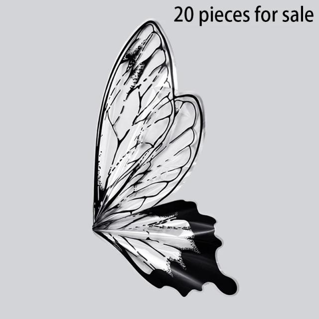 Papel de Embrulho com Asas de Borboleta - 20 Conjuntos para Presentes de Dia das Mães e Aniversários, Ideal para Floristas e DIY