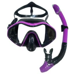 QYQ-Máscaras De Mergulho Profissional, Snorkeling Set, Adulto Saia De Silicone, Óculos De Óculos, Equipamento De Piscina - Image 1