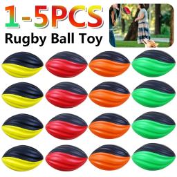 Slow Rebound Espiral Rugby Ball para Treinamento, brinquedo sólido para atividades da equipe, reutilizável, 5in, 1-5PCs - Image 2