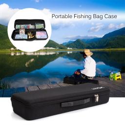 Lixada bolsa de pesca, de eva, à prova de choque, vara e carretel, bolsa de transporte, bolsa de armazenamento de vara de pesca, ferramenta de caça, equipamento - Image 6