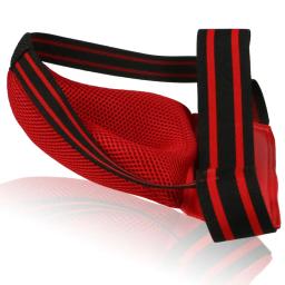 Taekwondo Training Crotch Protector, Kick Boxing Guard, Protetor para Adulto Masculino MMA Jockstrap, Sanda e Virilha, Vermelho e Preto - Image 6