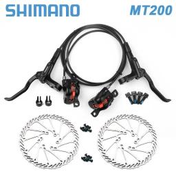Shimano-Bicycle Hydraulic Brake, Rotores 160mm, MTB, Mountain Bike Peças, Atualização MT315, BR, BL, MT200 - Image 1
