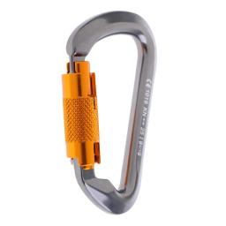 Profissional Mosquetão Gancho Keychain, Mosquetão, Auto Twist, Auto Locking, Anel D, Escalada, Ferramenta Esporte ao ar livre, 25KN, 6720 lb - Image 2