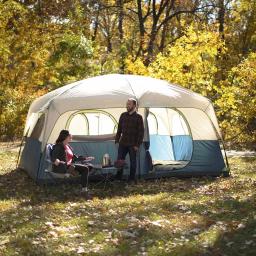 Barraca de cabine familiar impermeável, acampamento ao ar livre, caminhadas, sobrevivência, mochila turística, 4 estações, inflável, 14 'X 10' - Image 5