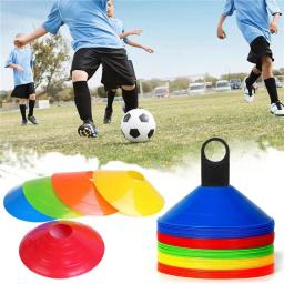 Flat Cones Marcador Disco Para Futebol, Velocidade De Agilidade, Marcadores De Treinamento, Portátil, Indeformável, Esportes, Equipamento De Treinamento, 10PCs - Image 1
