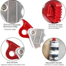 Light Up Outdoor Heavy Duty Rock Tree Arborist, Equipamento de montanhismo corda de escalada Grab Protecta, 9mm a 12mm Rop, 15KN - Image 3