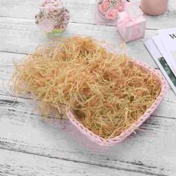 Enrugado Corte Papel Shred Filler, Papel De Tecido Desfiado, Cesta De Caixa De Presente, Preenchimento Para Embalagem De Presentes De Noiva De Casamento - Image 2