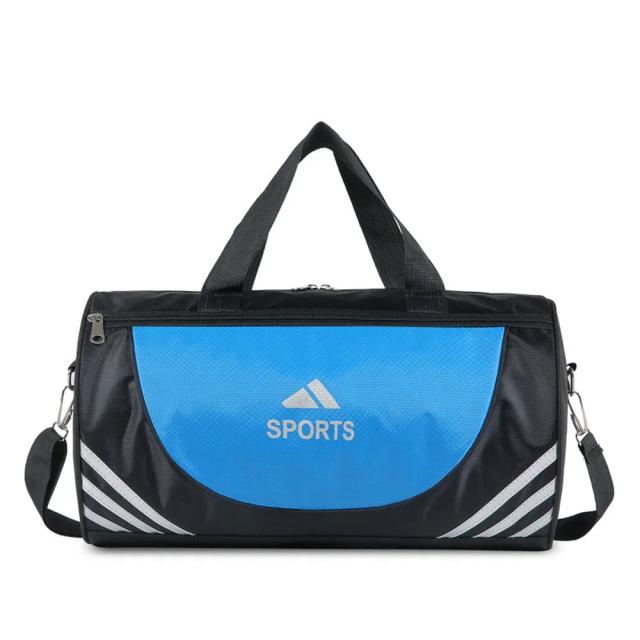 Bolsa de Ginástica Esportiva Nylon Impermeável Unissex 41x23x23cm