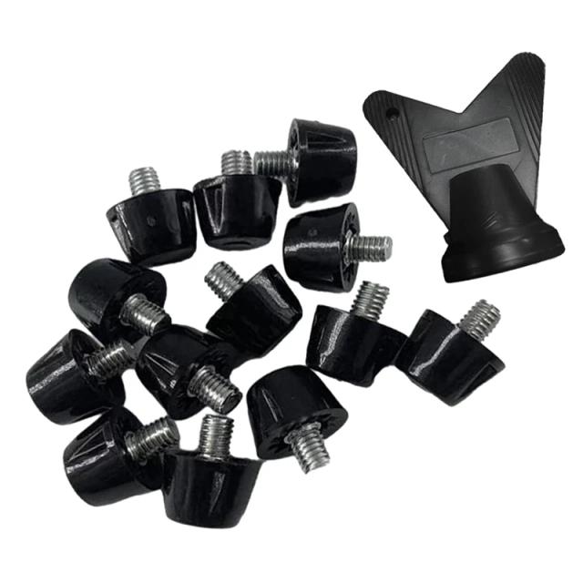 Chuteiras de Futebol Profissional com Cravos, 12 Peças de Reposição de 10mm e M5 e Ferramenta Inclusa