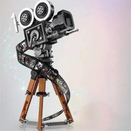 Tribute Camera Construction Set, tijolos colecionáveis, brinquedos de construção, presente para crianças, fãs adultos, aniversário de 100 anos, 43230, 811 peças - Image 6