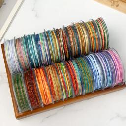 Fio de algodão 1.2mm segmento tingido corda de algodão sonhador espumante céu estrelado corda tecida novo estilo chinês fio de brinquedo cultural - Image 4