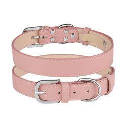 Coleira ajustável de couro PU, acessórios confortáveis para cães e gatos, suprimentos pequenos para cachorros, cachorro acessível - Image 5