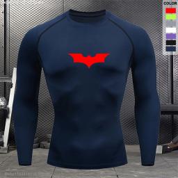Camisa de compressão esportiva masculina, treino de ginástica, camiseta de jogging, verão, casual, respirável, apertada, top de manga curta, nova, S-3XL - Image 6