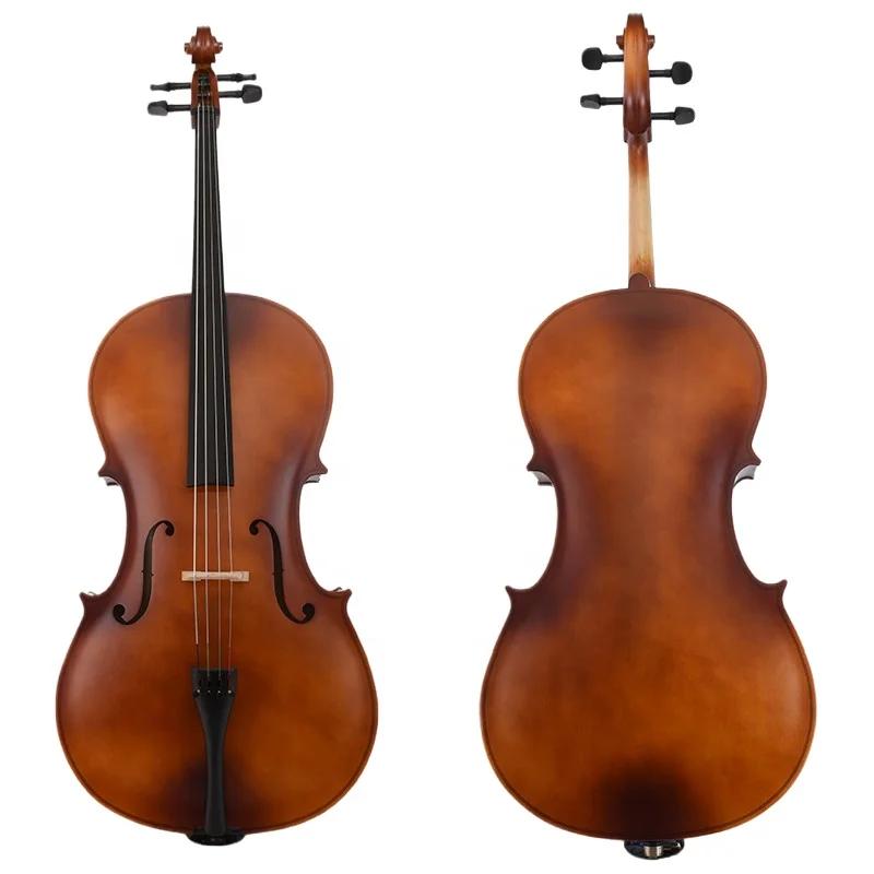Handmade Adulto Violoncelo Iniciante, Prática Perfeita, Tamanho Completo, Faixa 1/8-4/4, Melhor Oferta, Atacado - Image 1