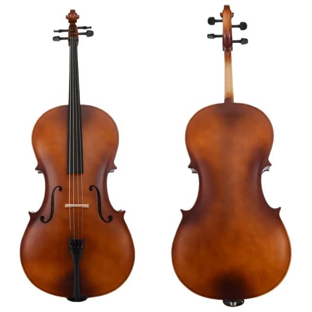 Violoncelo Artesanal para Iniciantes Adultos, Prática Ideal, Tamanho Completo 1/8-4/4, Melhor Oferta em Atacado