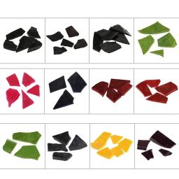 Chips de cera de vela, soja parafina, vermelho, laranja, azul, flocos multicoloridos, roxo, preto, verde, cera branca, molde, 10g - Image 5