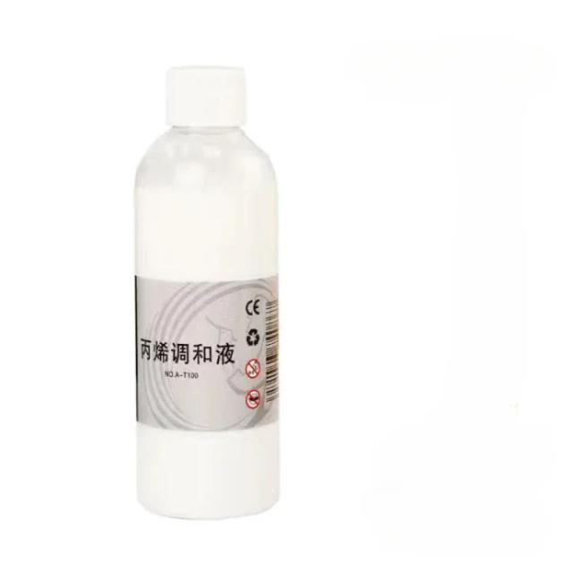 Mistura Premium de Tinta Acrílica Líquida com Pigmento Diluído Chroma Médio - 100ml para Arte e Artesanato