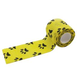 Fita adesiva autoadesiva para bandagem, desenho flexível para animais estimação, primeiros socorros impressos 5cm 4,5m - Image 5