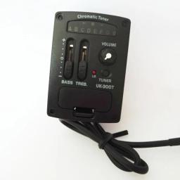 UK-300T Ukulele Pickup Acessórios para Instrumentos Musicais, One Piece Pickup com Tuner, Caixa Elétrica, 2 Band Pickup - Image 4