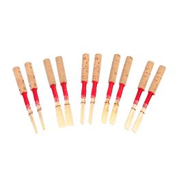 Noemi 10 pçs oboé juncos de alta qualidade oboé palhetas de cortiça meio macio woodwind instrumento peças acessórios novo # vermelho - Image 5
