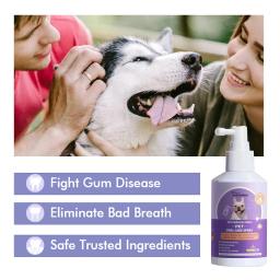Spray oral para animais, remove manchas e odores, respiração fresca, cuidados com cães e gatos, boca de gatinho, 50ml - Image 3