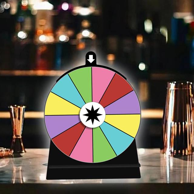 Roda Giratória de Beber para Adultos - Jogo Reutilizável e Editável para Festas e Clubes