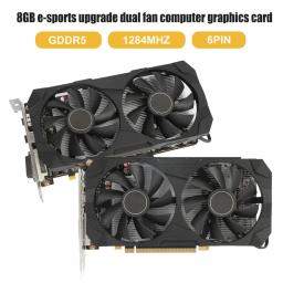 Placas gráficas RX 580 8G 2048SP 256Bit GDDR5 DP DVI GPU RX580 8G Placa de vídeo - Image 2